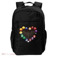 Billiard Pool Billiard Ball Billiard Player Lover Heart Men Gift Backpack thumb 0