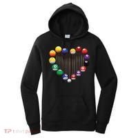 Billiard Pool Billiard Ball Billiard Player Lover Heart Men Gift Women's Hoodie thumb 0