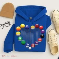 Billiard Pool Billiard Ball Billiard Player Lover Heart Men Gift Hoodie thumb 4