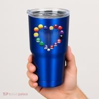 Billiard Pool Billiard Ball Billiard Player Lover Heart Men Gift Tumbler thumb 2