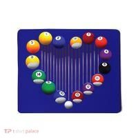Billiard Pool Billiard Ball Billiard Player Lover Heart Men Gift Mousepad thumb 0