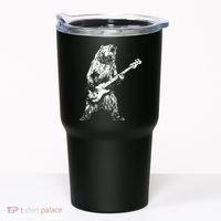 Bear Playing Bass Guitar Bear Retro Music Lovers Tumbler thumb 0