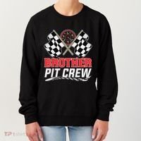 Brother Pit Crew Race Car Birthday Party Racing Family Women's Sweatshirt thumb 0