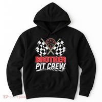 Brother Pit Crew Race Car Birthday Party Racing Family Hoodie thumb 0