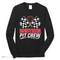 Brother Pit Crew Race Car Birthday Party Racing Family Long Sleeve Shirt thumb 0