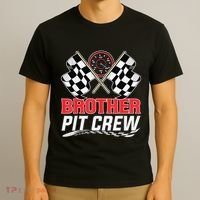Brother Pit Crew Race Car Birthday Party Racing Family T-Shirt thumb 3