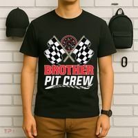 Brother Pit Crew Race Car Birthday Party Racing Family T-Shirt thumb 6