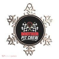 Brother Pit Crew Race Car Birthday Party Racing Family Ornament thumb 0