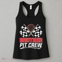 Brother Pit Crew Race Car Birthday Party Racing Family Women's Tank Top thumb 3