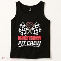 Brother Pit Crew Race Car Birthday Party Racing Family Tank Top thumb 2