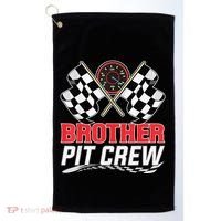 Brother Pit Crew Race Car Birthday Party Racing Family Golf Towel thumb 0