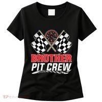 Brother Pit Crew Race Car Birthday Party Racing Family Women's T-Shirt thumb 0