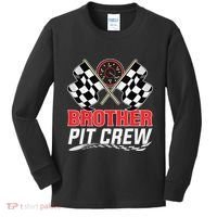 Brother Pit Crew Race Car Birthday Party Racing Family Kids Long Sleeve Shirt thumb 0