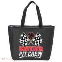 Brother Pit Crew Race Car Birthday Party Racing Family Tote Bag thumb 0