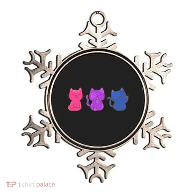 Bisexual Pride Cats Lgbtq Gift Ornament