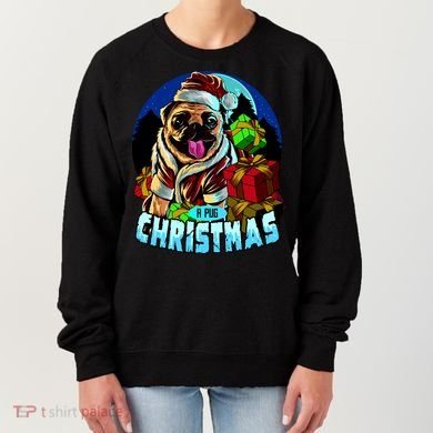 Best Pug Christmas Women's Sweatshirt