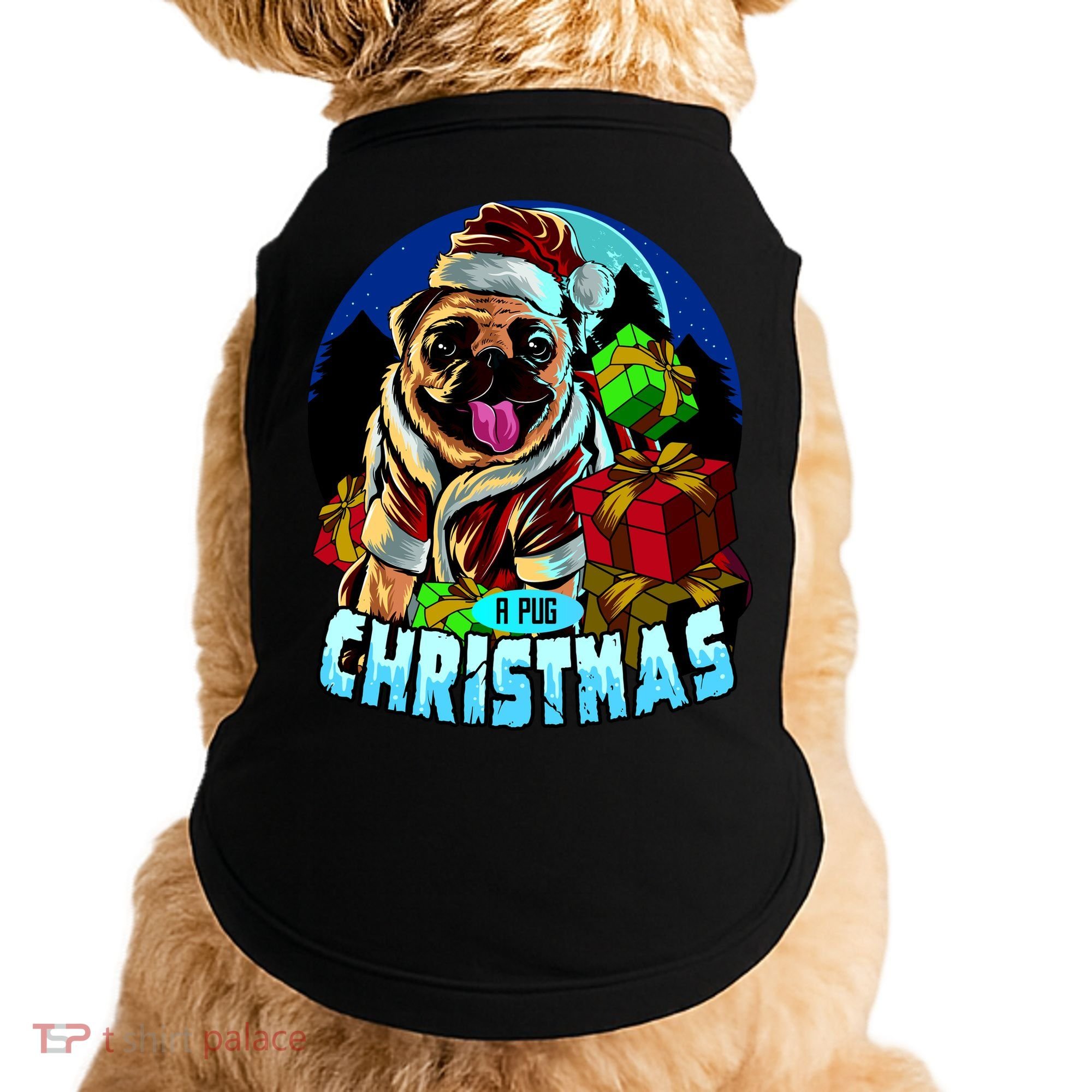 Best Pug Christmas Doggie Tank