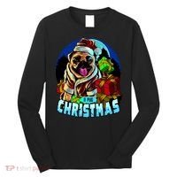Best Pug Christmas Long Sleeve Shirt thumb 0