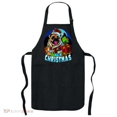 Best Pug Christmas Apron