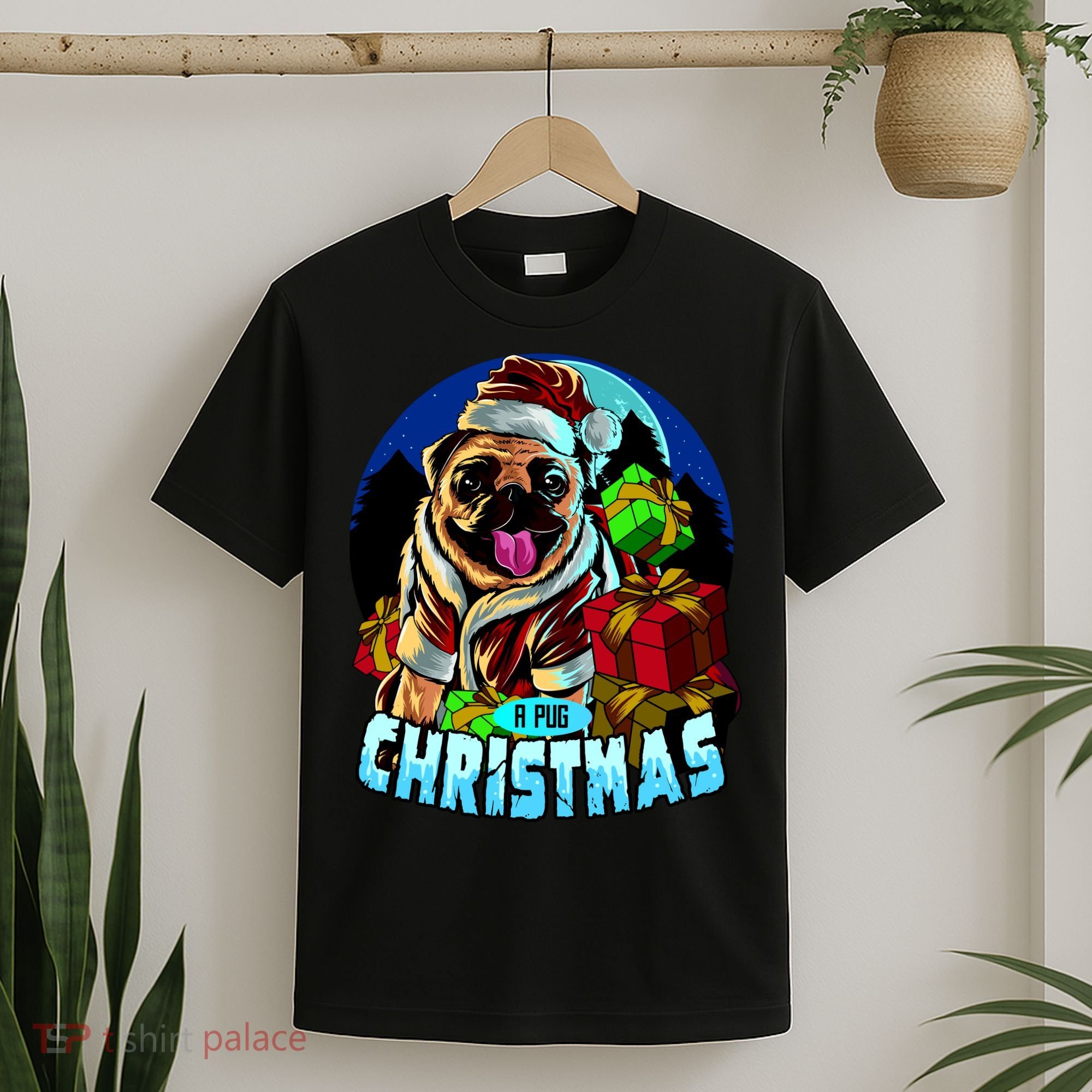 Best Pug Christmas T-Shirt