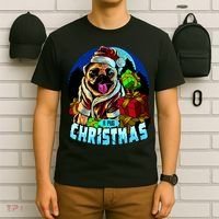 Best Pug Christmas T-Shirt thumb 6