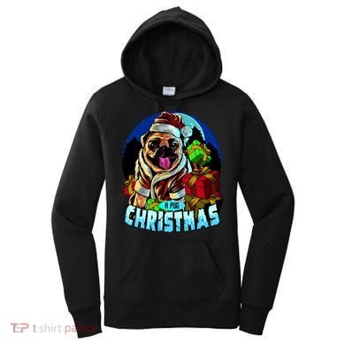 Best Pug Christmas Women's Hoodie