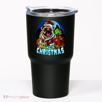 Best Pug Christmas Tumbler