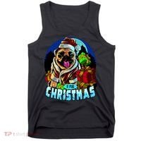 Best Pug Christmas Tank Top thumb 0