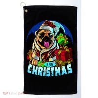 Best Pug Christmas Golf Towel thumb 0