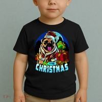 Best Pug Christmas Toddler T-Shirt thumb 2