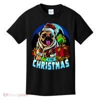 Best Pug Christmas Kids T-Shirt thumb 0