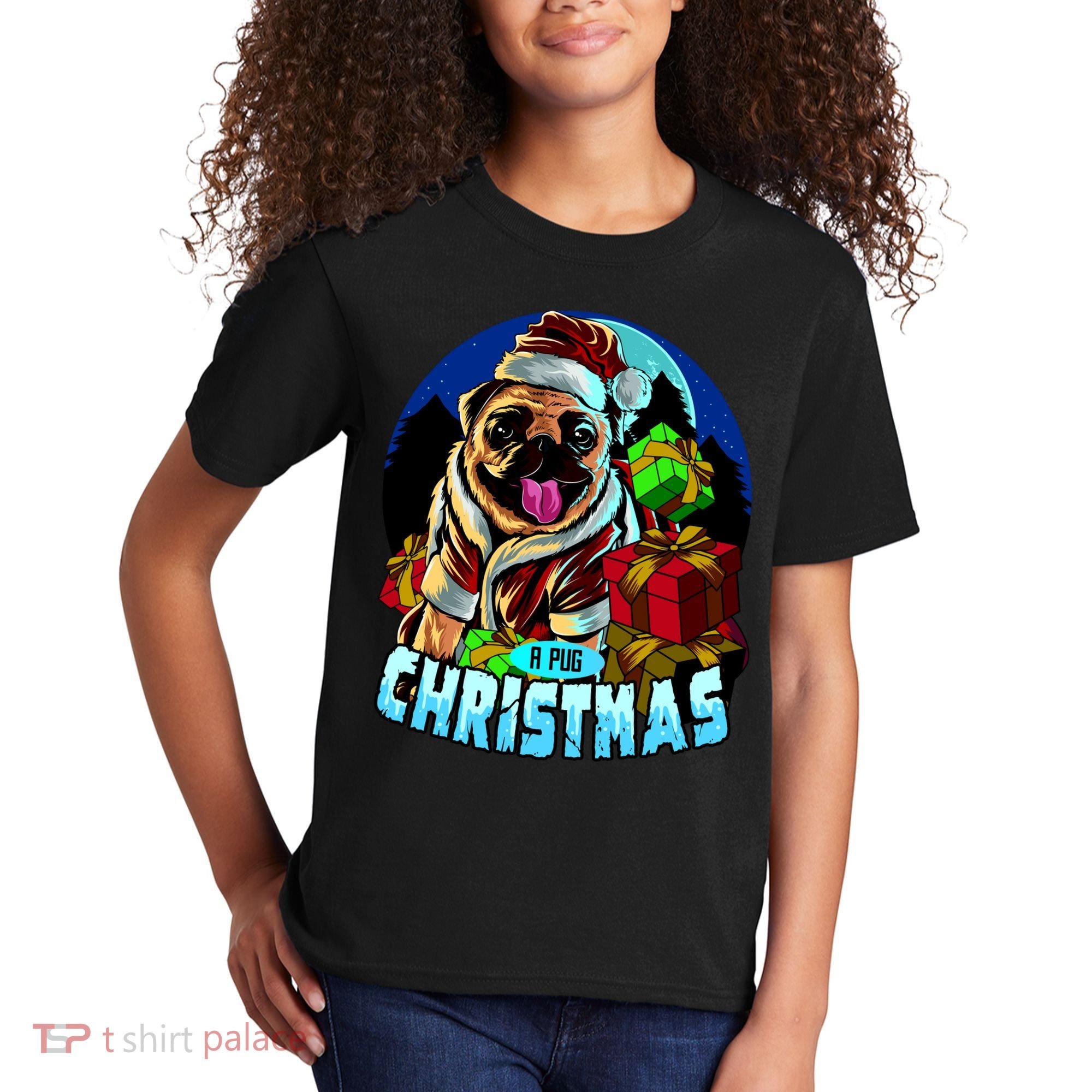Best Pug Christmas Kids T-Shirt