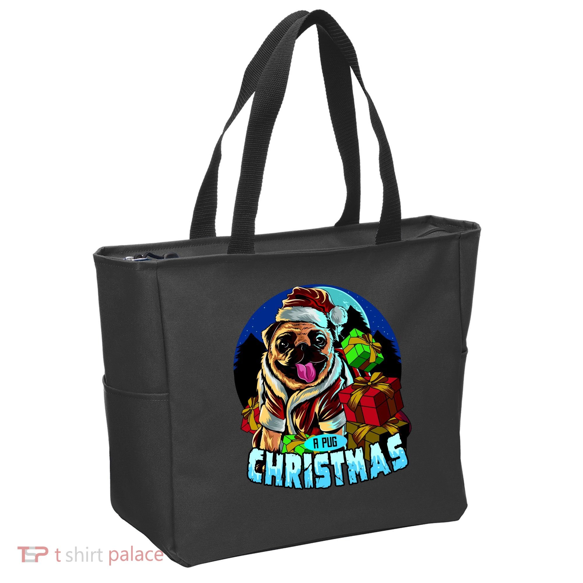 Best Pug Christmas Tote Bag