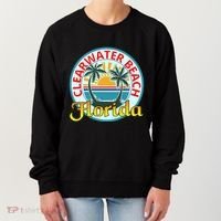Beach Please Clearwater Beach Florida Beach Spring Break Cute Gift Women's Sweatshirt thumb 0