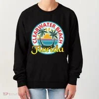 Beach Please Clearwater Beach Florida Beach Spring Break Cute Gift Women's Sweatshirt thumb 0