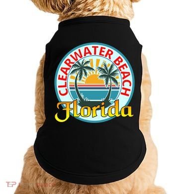 Beach Please Clearwater Beach Florida Beach Spring Break Cute Gift Doggie Tank