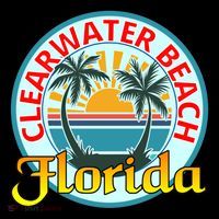 Beach Please Clearwater Beach Florida Beach Spring Break Cute Gift Doggie Tank thumb 4