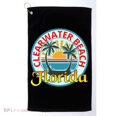 Beach Please Clearwater Beach Florida Beach Spring Break Cute Gift Golf Towel