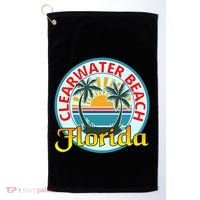 Beach Please Clearwater Beach Florida Beach Spring Break Cute Gift Golf Towel thumb 0