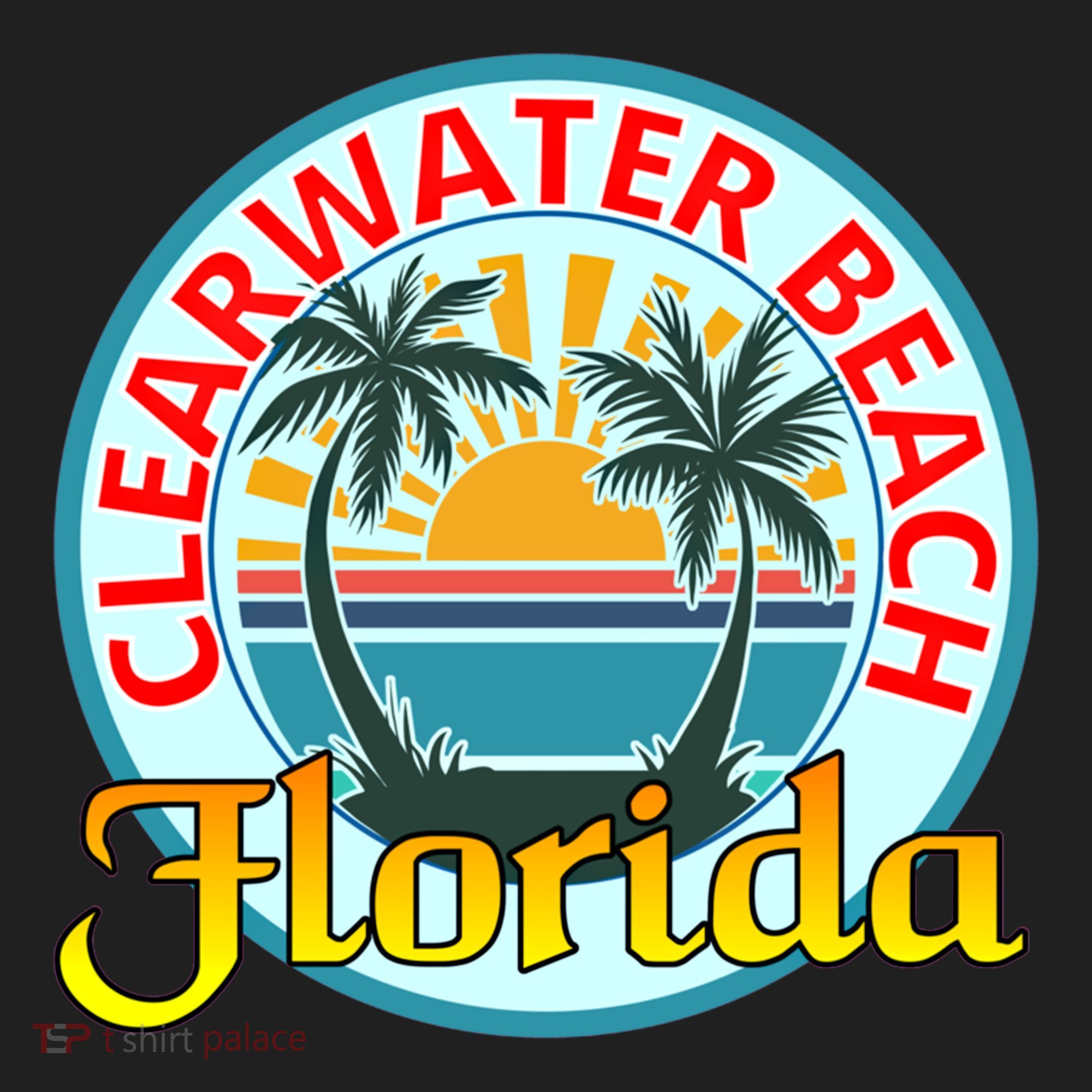 Beach Please Clearwater Beach Florida Beach Spring Break Cute Gift Golf Towel