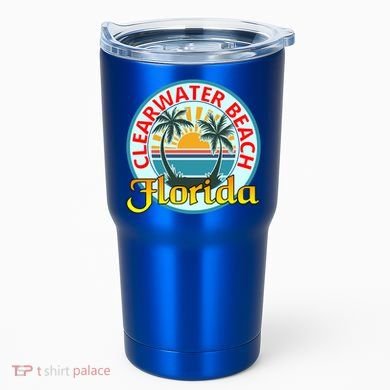 Beach Please Clearwater Beach Florida Beach Spring Break Cute Gift Tumbler