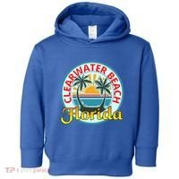 Beach Please Clearwater Beach Florida Beach Spring Break Cute Gift Toddler Hoodie thumb 0