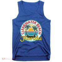 Beach Please Clearwater Beach Florida Beach Spring Break Cute Gift Tank Top thumb 0