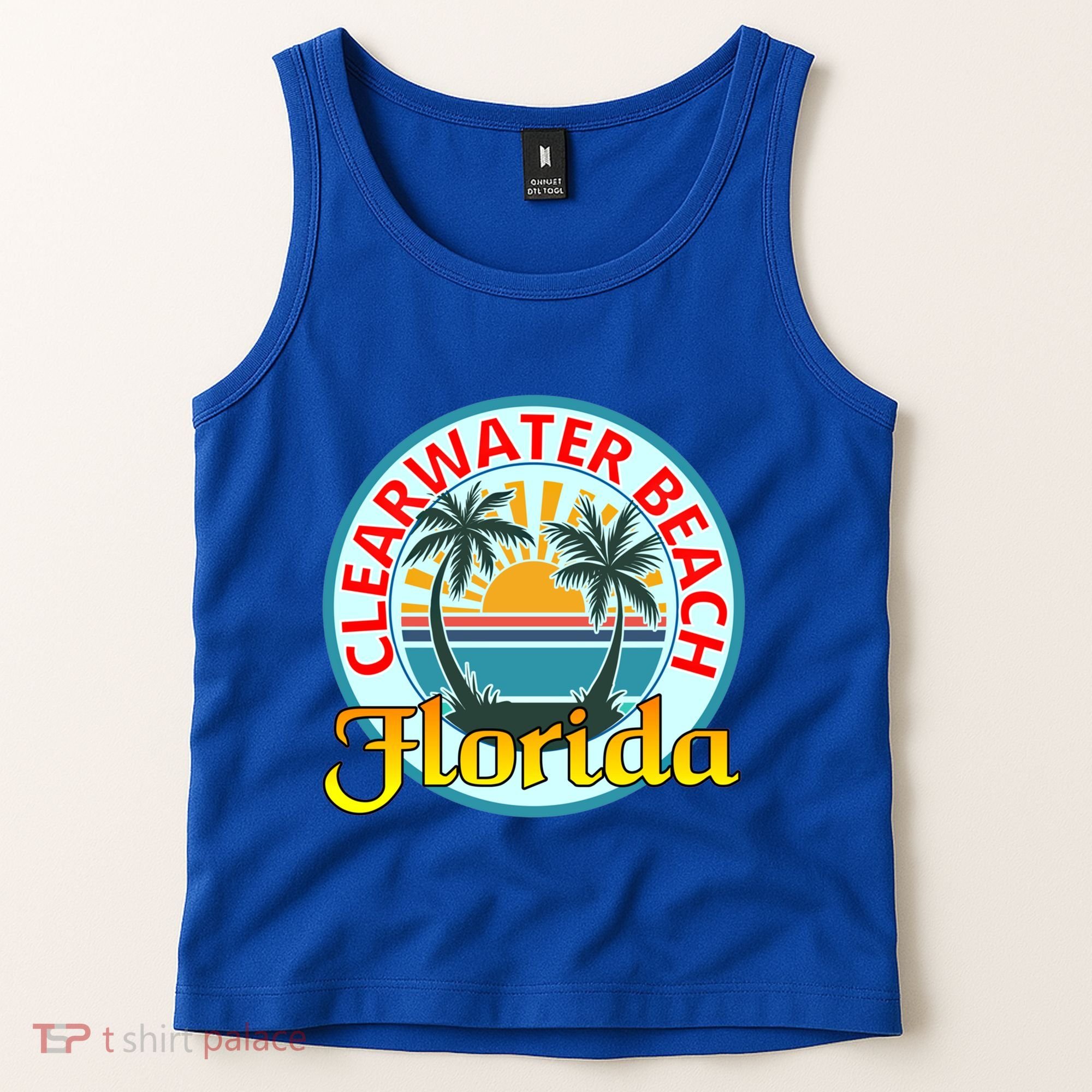 Beach Please Clearwater Beach Florida Beach Spring Break Cute Gift Tank Top