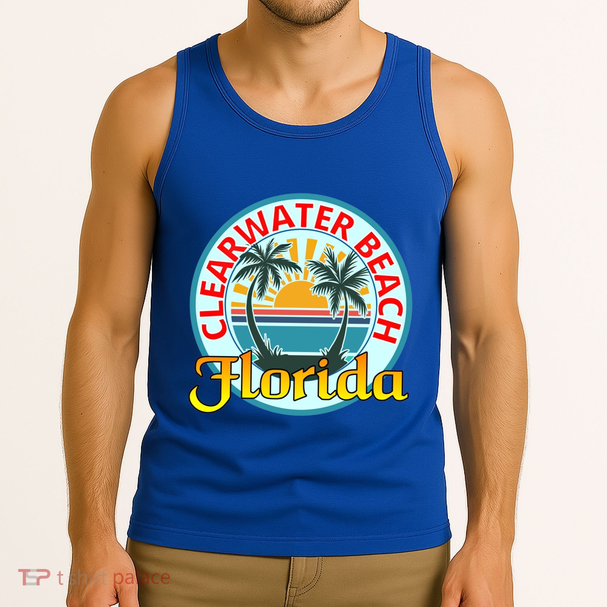 Beach Please Clearwater Beach Florida Beach Spring Break Cute Gift Tank Top