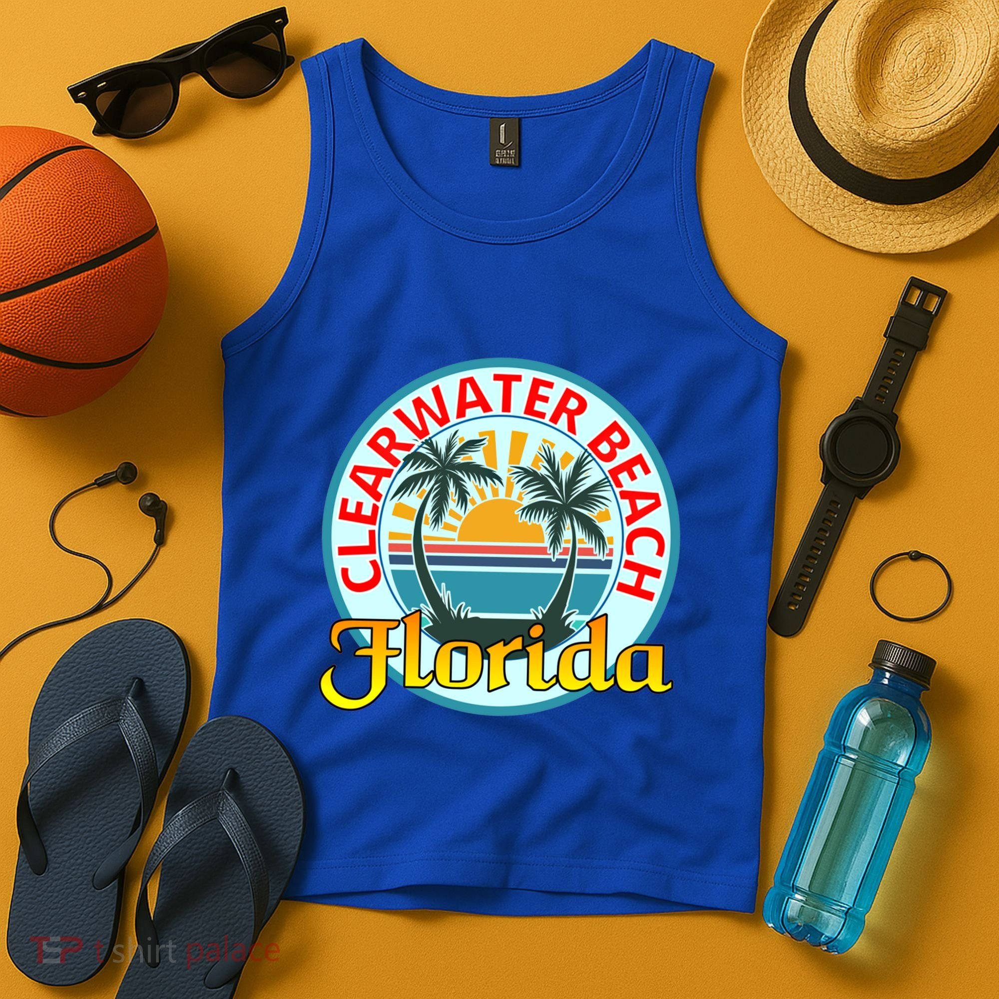 Beach Please Clearwater Beach Florida Beach Spring Break Cute Gift Tank Top