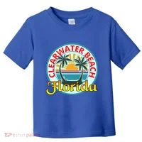 Beach Please Clearwater Beach Florida Beach Spring Break Cute Gift Toddler T-Shirt thumb 0