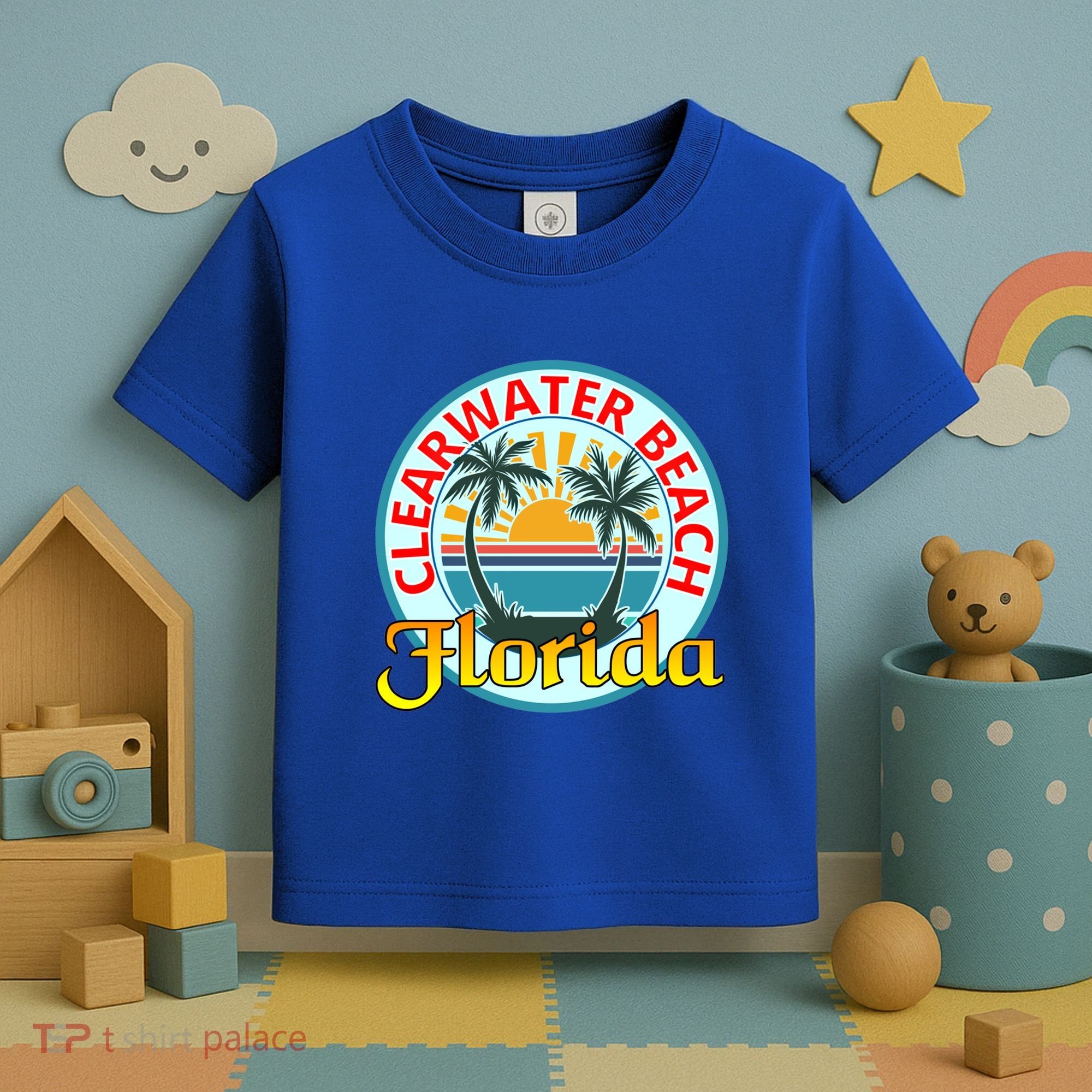 Beach Please Clearwater Beach Florida Beach Spring Break Cute Gift Toddler T-Shirt