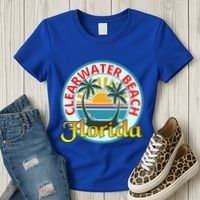 Beach Please Clearwater Beach Florida Beach Spring Break Cute Gift Women's T-Shirt thumb 3