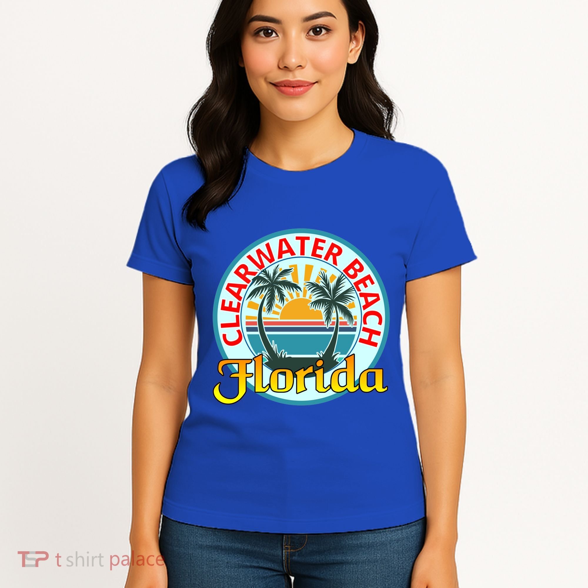 Beach Please Clearwater Beach Florida Beach Spring Break Cute Gift Women's T-Shirt